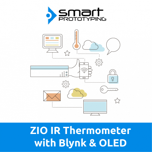 ZIO IR Thermometer with Blynk and OLED